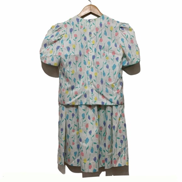 Funtasia! Too Dallas Girls Tulip Print Top and Skirt Set 14 - Picture 2 of 12